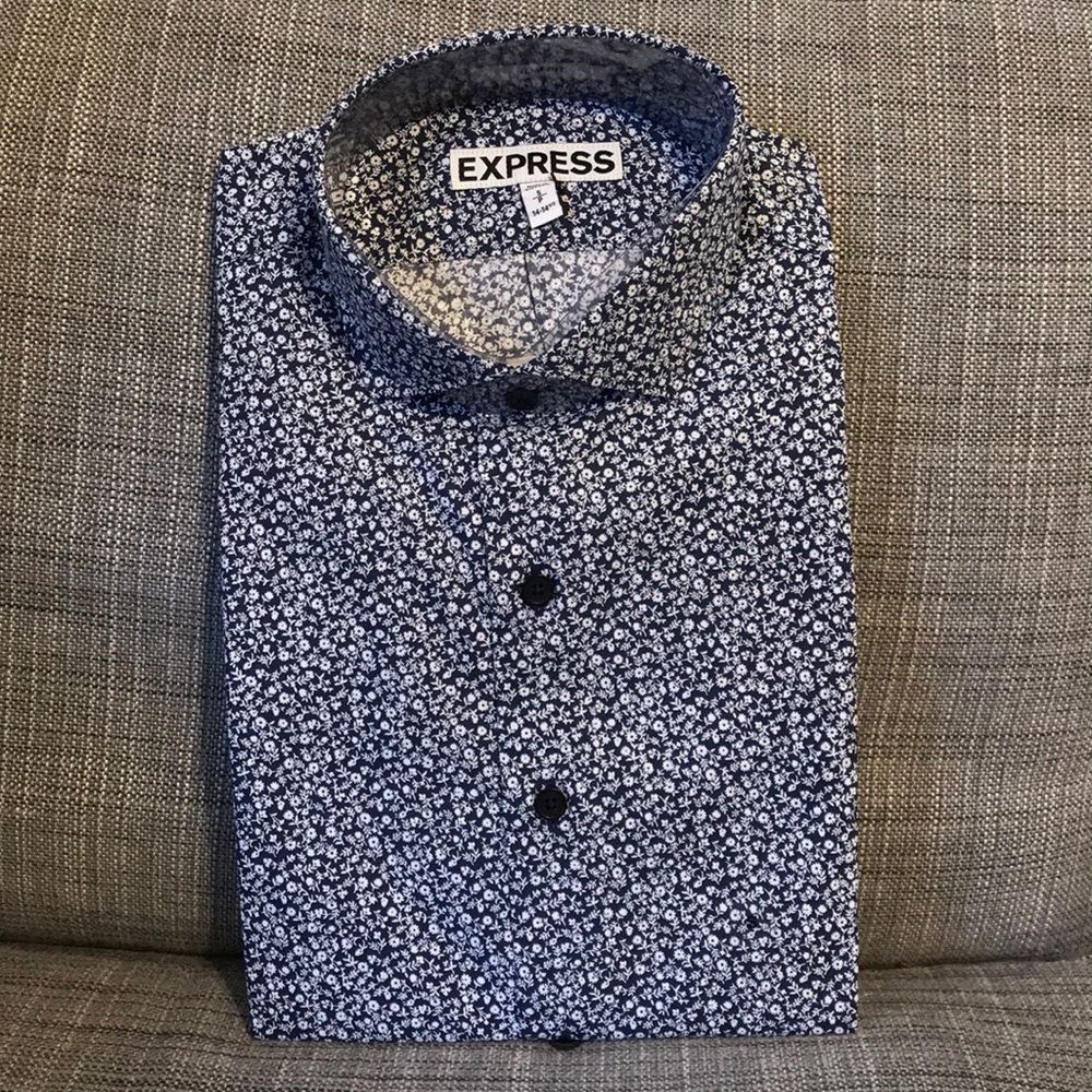 Never worn, with tags, Express button down shirt